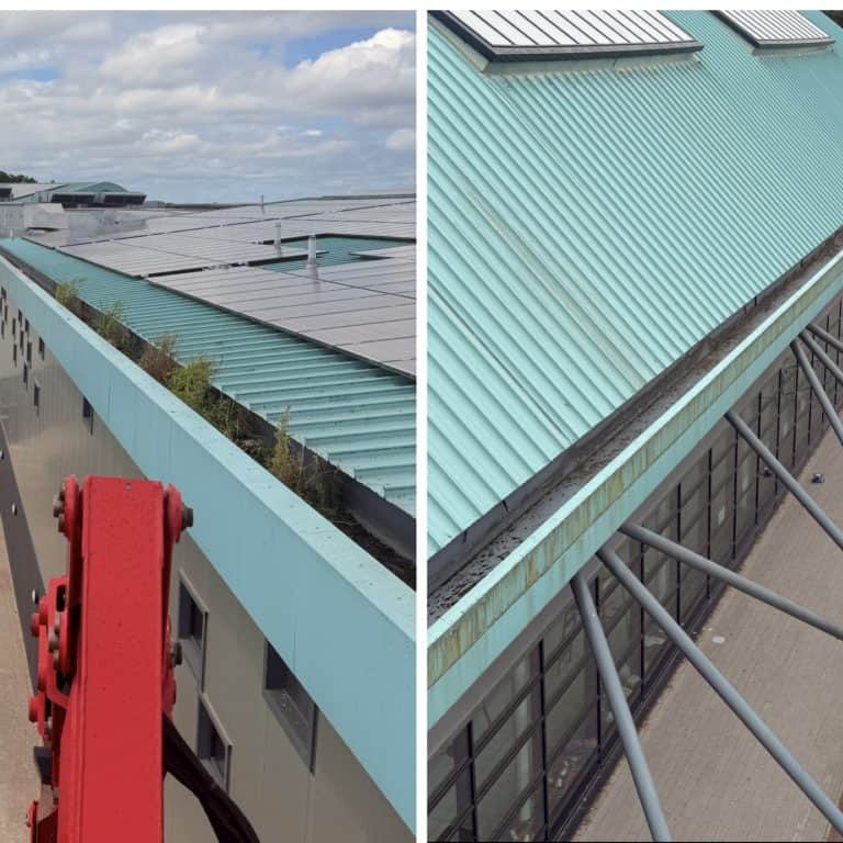 commercial gutter cleaning HBS Access working at height